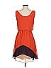En Focus Studio Color Block Orange Casual Dress Size 4 (petite) - photo 2