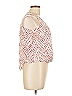 Oxford Sunday 100% Rayon Polka Dots Ivory Sleeveless Blouse Size L - photo 3