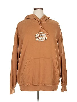 John Galt Brown Pullover Hoodie One size