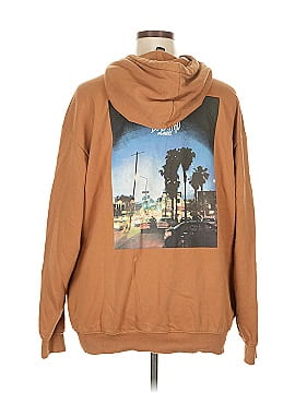 John Galt Brown Pullover Hoodie One size