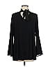 IMAN Black Long Sleeve Polo Size M - photo 1