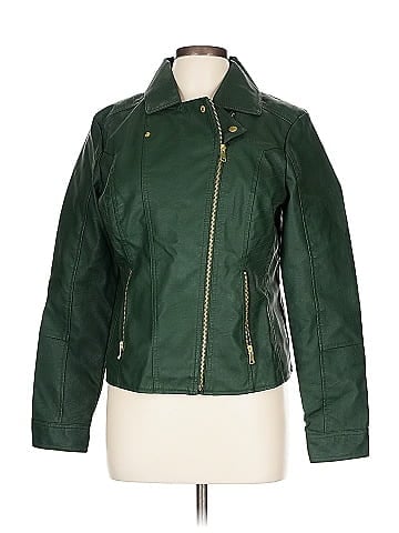 Baccini Faux Leather Jacket (view 1)