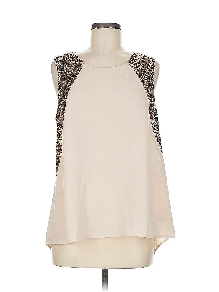 Click to view more detailed imagery on our partner's website Pre-owned Forever 21 Sleeveless Blouse In White