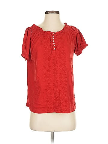 Lauren by Ralph Lauren Short Sleeve Blouse (view 1)