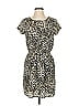 Bar III 100% Polyester Animal Print Gray Casual Dress Size XS - photo 1