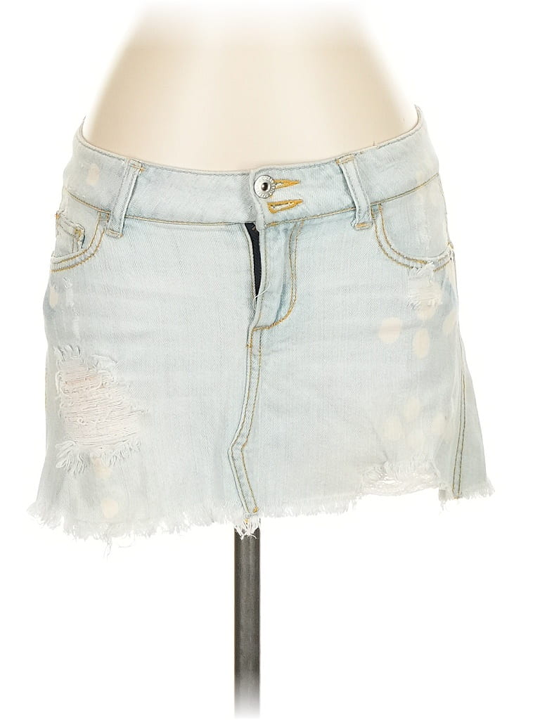 Pre-owned Ocean Drive Clothing Co. Denim Skirt In Blue