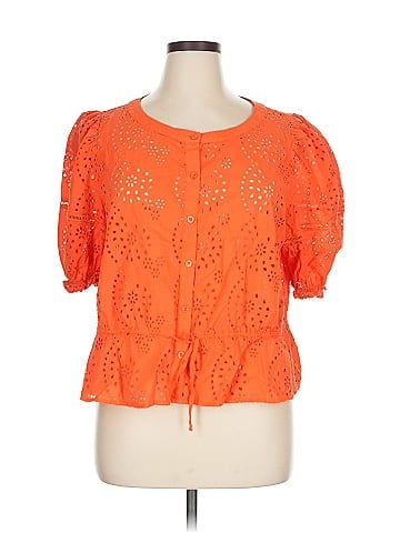 Marc New York Andrew Marc Short Sleeve Blouse (view 1)