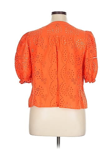 Marc New York Andrew Marc Short Sleeve Blouse (view 2)