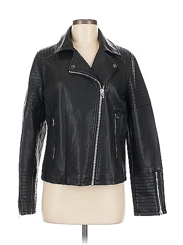 Topshop Faux Leather Jacket (view 1)
