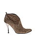 Stuart Weitzman Brown Green Ankle Boots Size 8 1/2 - photo 1