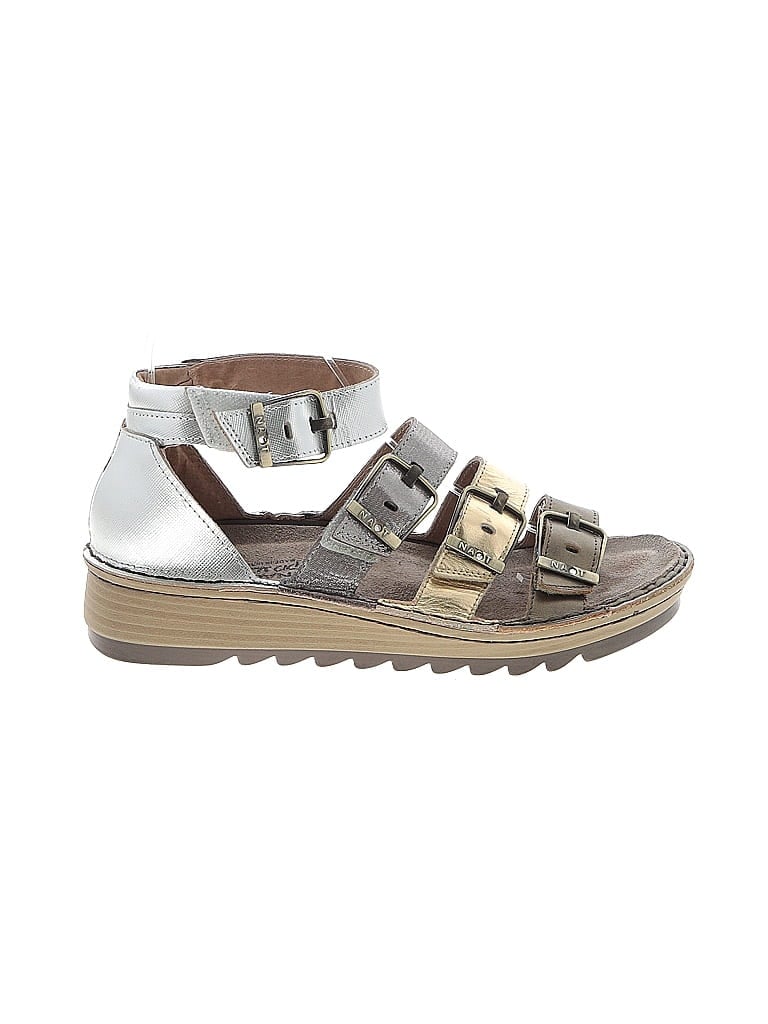 Pre-owned Naot Sandals In Silver