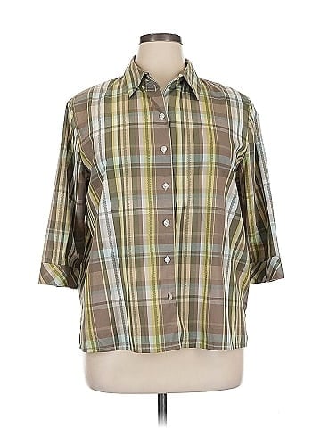 Allison Daley 3/4 Sleeve Button-Down Shirt (view 1)