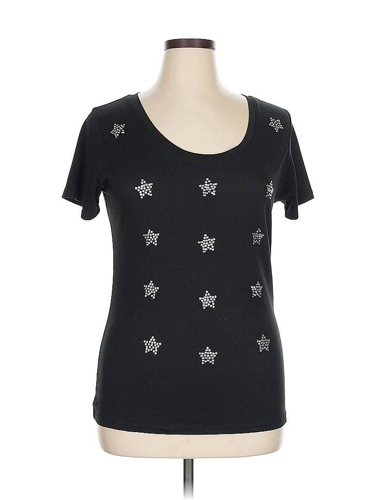 Pre-owned Assorted Brands Short Sleeve T-shirt In Black