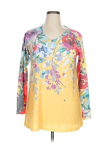Soft Surroundings 3/4 Sleeve Top (view 1)