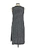 ATM Stripes Gray Casual Dress Size L - photo 3