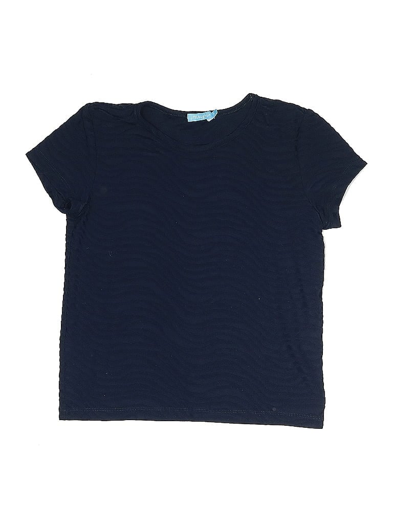 Pre-owned J. Mclaughlin Kids' Short Sleeve T-shirt In Blue