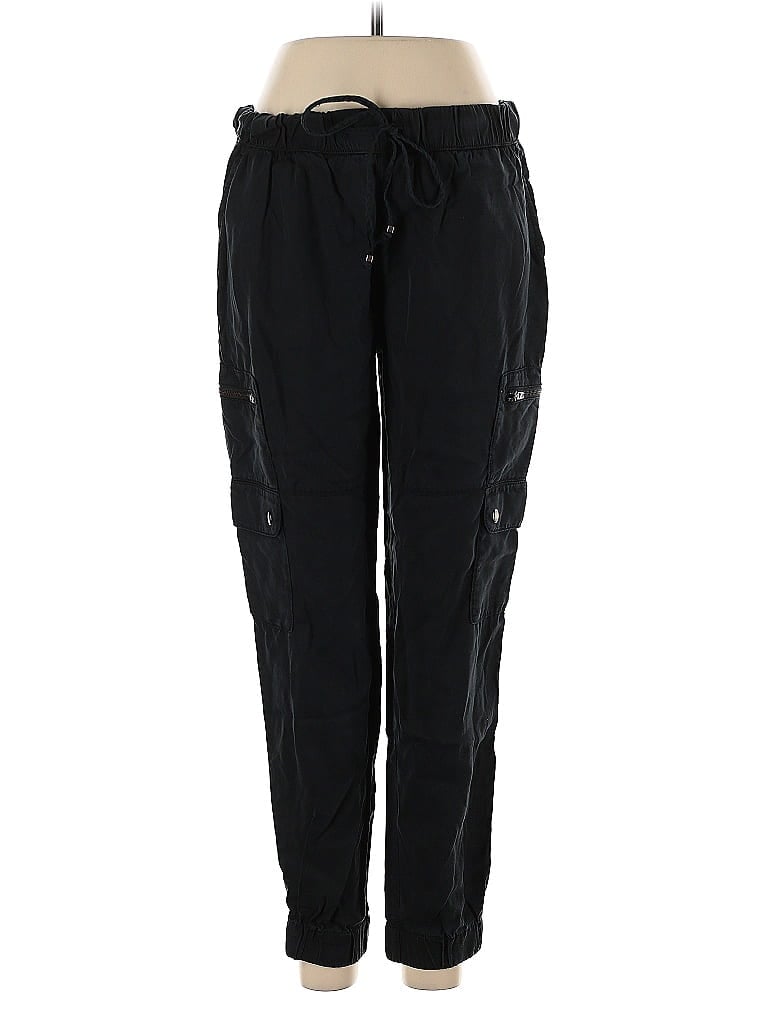 Pre-owned Banana Republic Factory Store Track Pants In Black