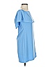 Charles Henry Solid Blue Casual Dress Size XS - photo 5