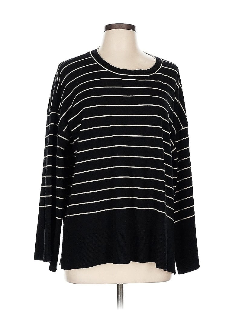 Pre-owned Max Studio Pullover Sweater In Black