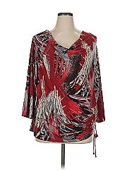 Jm Collection 3/4 Sleeve Blouse