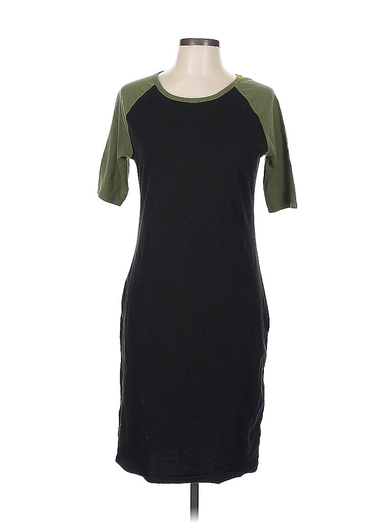 Pre-owned Lularoe Casual Dress In Black