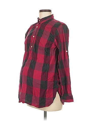 Gap - Maternity Long Sleeve Button-Down Shirt (view 1)