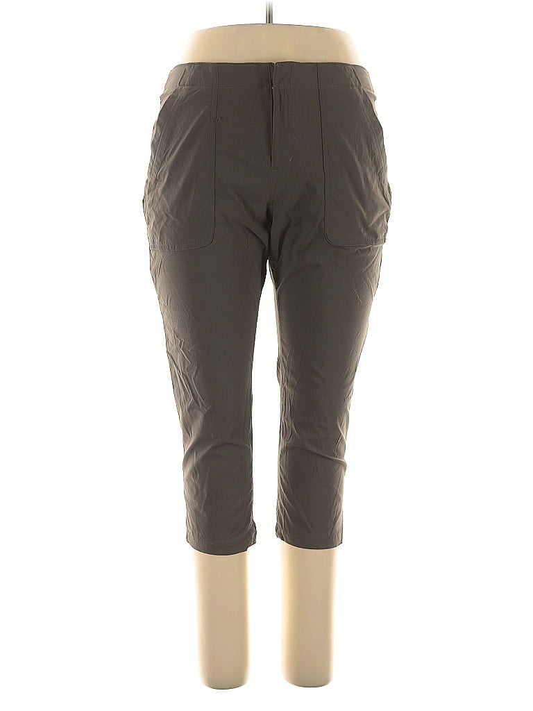 Pre-owned Eddie Bauer Active Pants In Gray