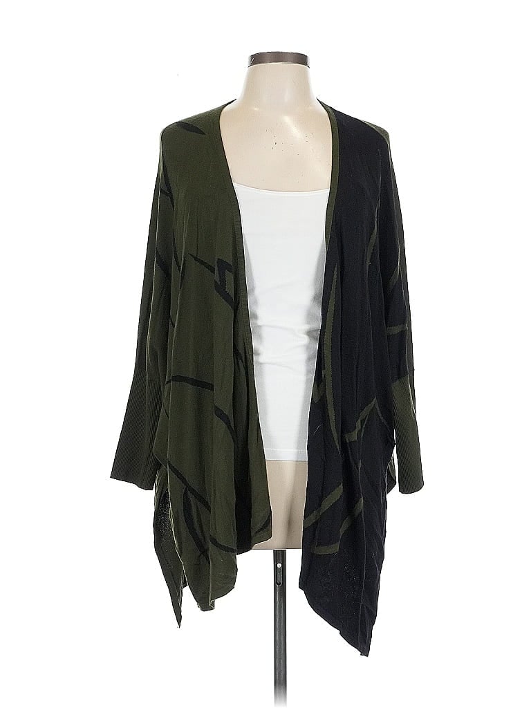 Pre-owned Alfani Cardigan Sweater In Green