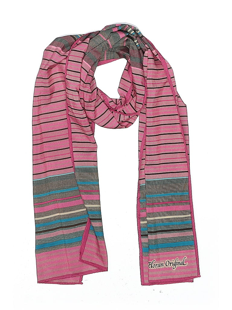 Pre-owned Assorted Brands Scarf In Pink
