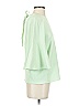 Tibi Green 3/4 Sleeve Top Size XS - photo 4