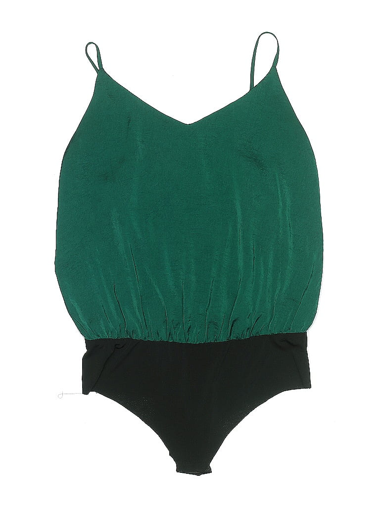 Pre-owned Blu Pepper Bodysuit In Green