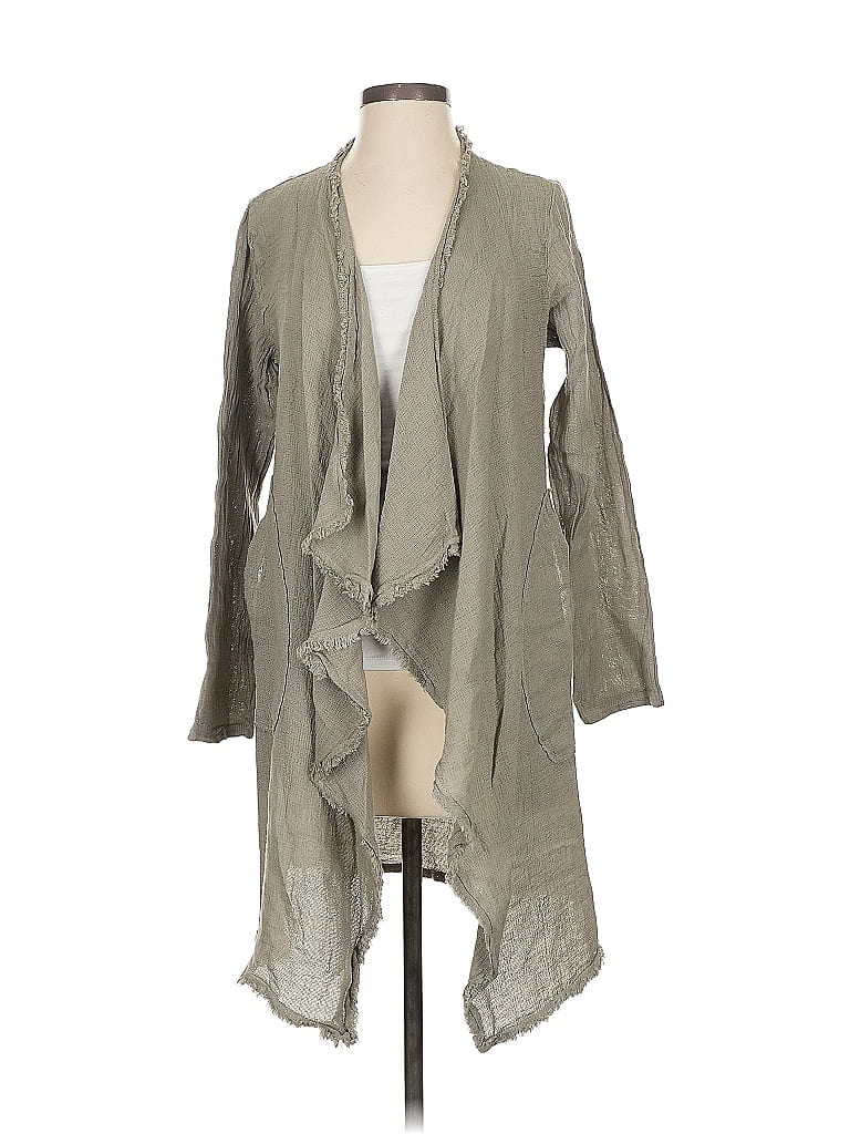 Pre-owned Assorted Brands Cardigan Sweater In Gray