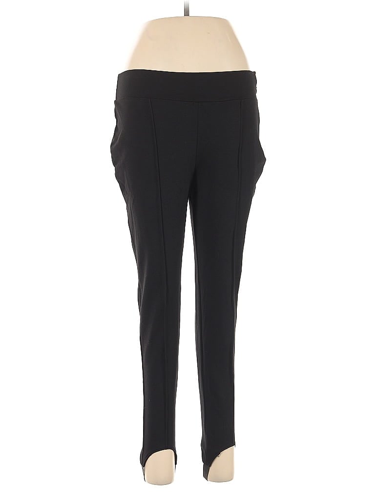 Alberto Makali 100% Polyester Solid Black Active Pants Size L - photo 1