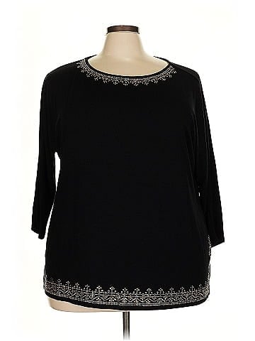 Ruby Rd. 3/4 Sleeve Top (view 1)