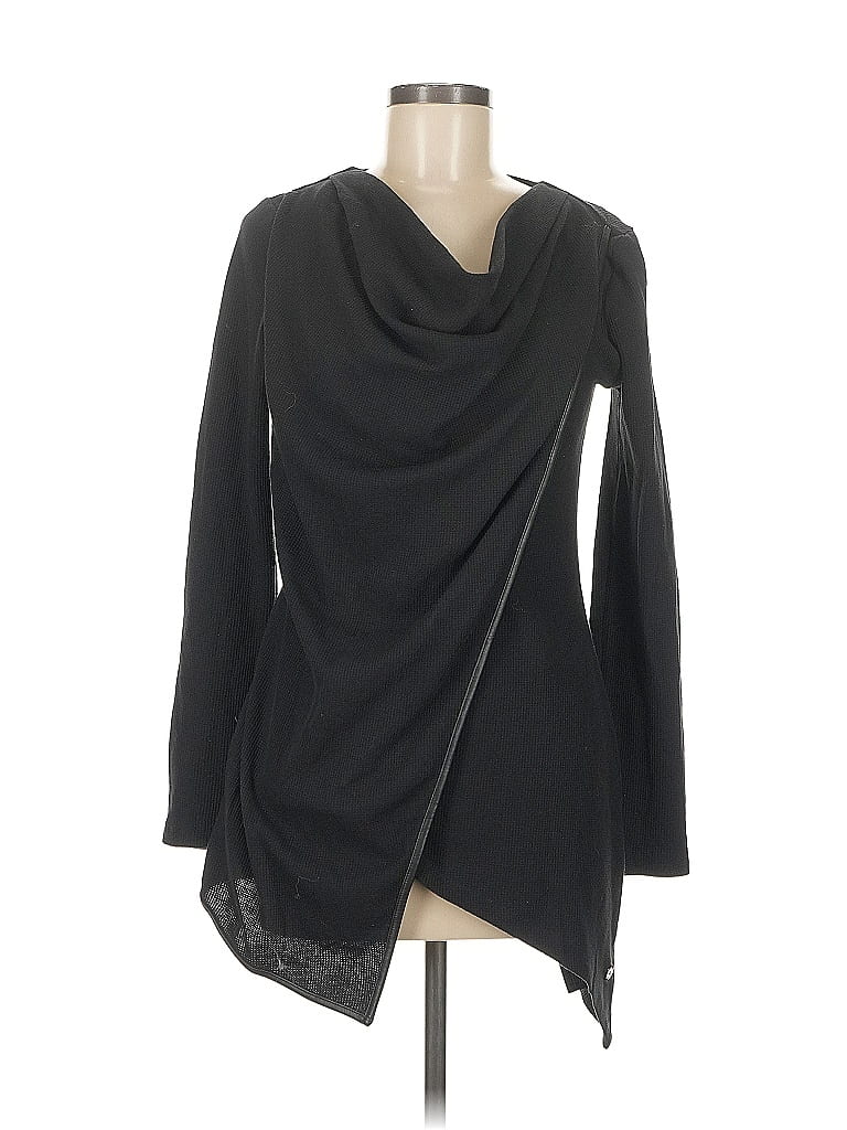 Pre-owned Andrew Marc Cardigan Sweater In Black