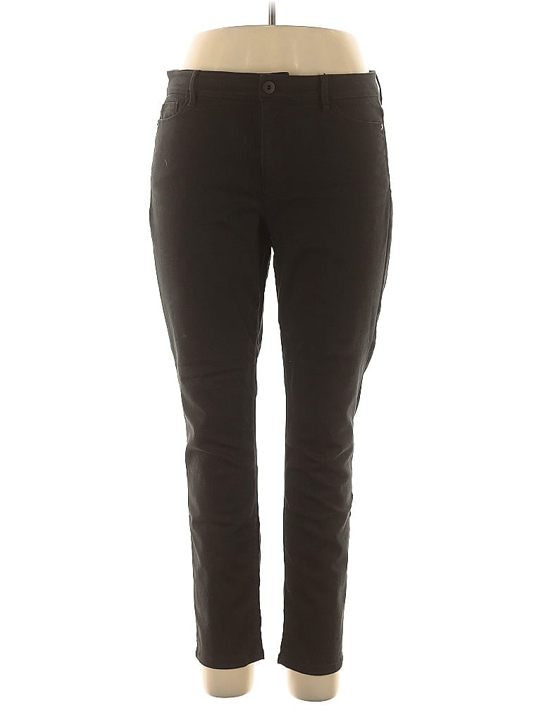 Pre-owned Jjill Casual Pants In Brown