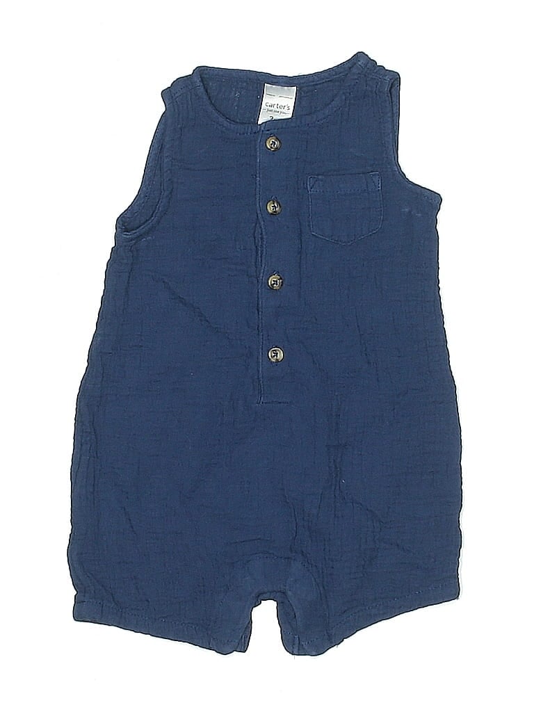 Click to view more detailed imagery on our partner's website Pre-owned Carter's Babies' Short Sleeve Onesie In Blue