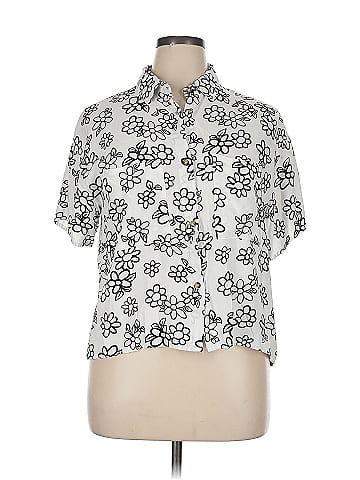 J for Justify Short Sleeve Blouse (view 1)