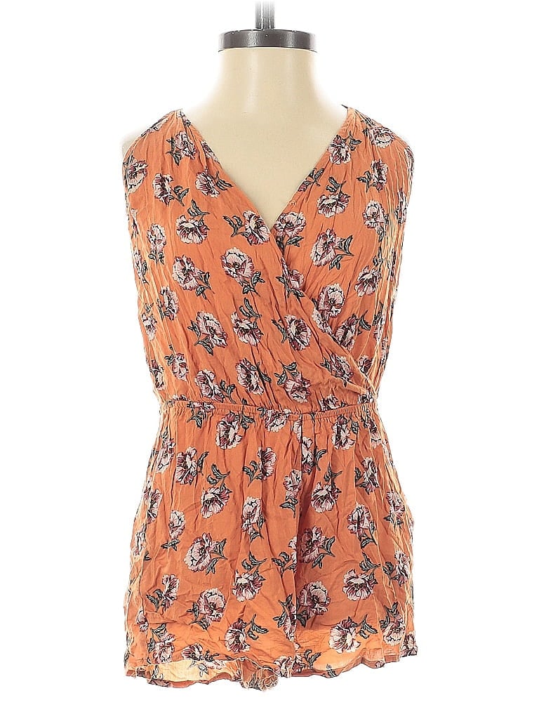 Pre-owned Forever 21 Romper In Orange