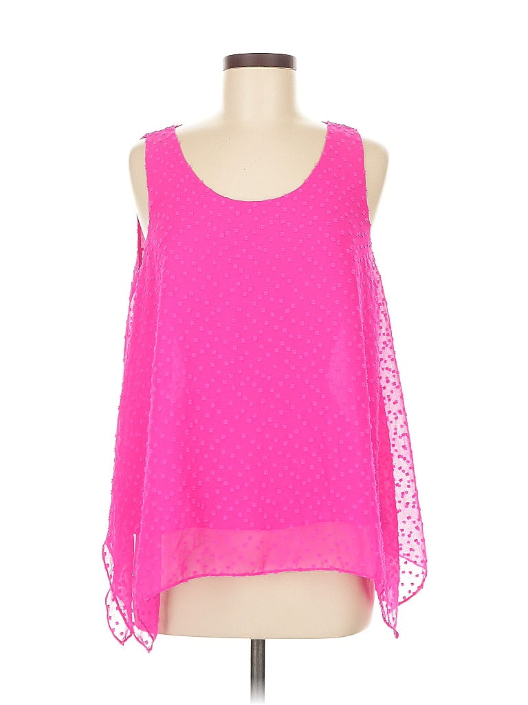 Pre-owned Cece Sleeveless Blouse In Pink