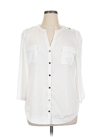 41Hawthorn 3/4 Sleeve Button-Down Shirt (view 1)
