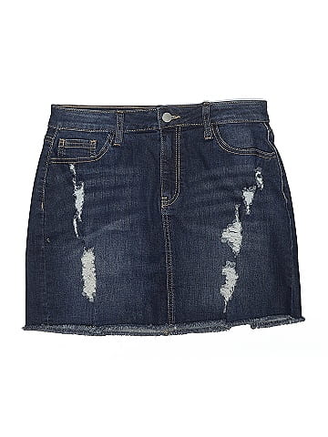 Tinseltown Denim Skirt (view 1)