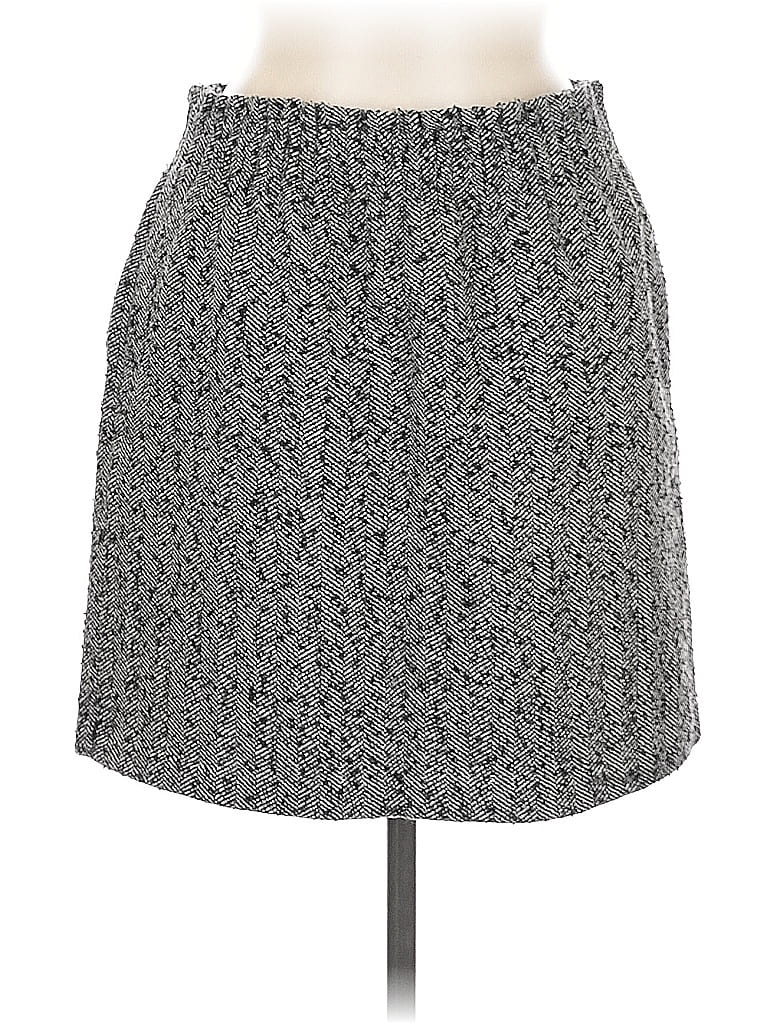 Pre-owned J.crew Factory Store Casual Skirt In Gray