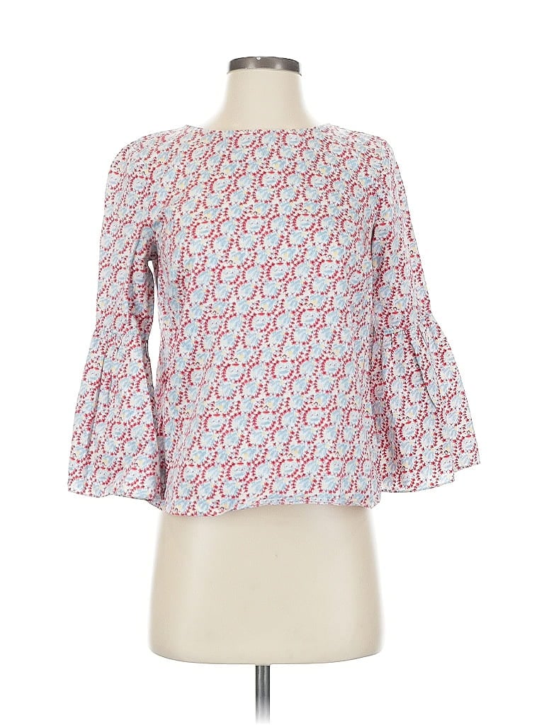 Click to view more detailed imagery on our partner's website Pre-owned Brooks Brothers 3/4 Sleeve Blouse In White
