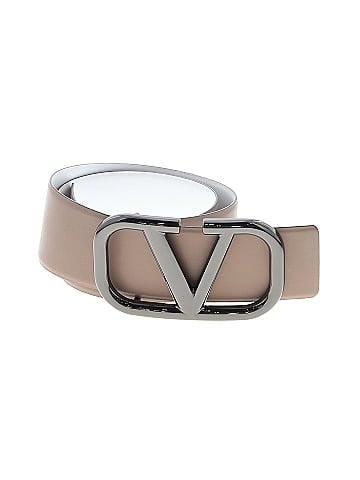 Valentino Garavani VLogo Leather Belt (view 1)