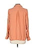 Haute Hippie 100% Silk Orange Long Sleeve Turtleneck Size L - photo 3