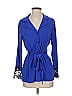 Soma 100% Polyester Blue Long Sleeve Blouse Size S - photo 1