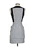 Armani Exchange 100% Cotton Houndstooth Gray Cocktail Dress Size 2 - photo 3