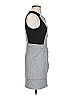Armani Exchange 100% Cotton Houndstooth Gray Cocktail Dress Size 2 - photo 4