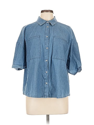 Sundance 3/4 Sleeve Button-Down Shirt (view 1)